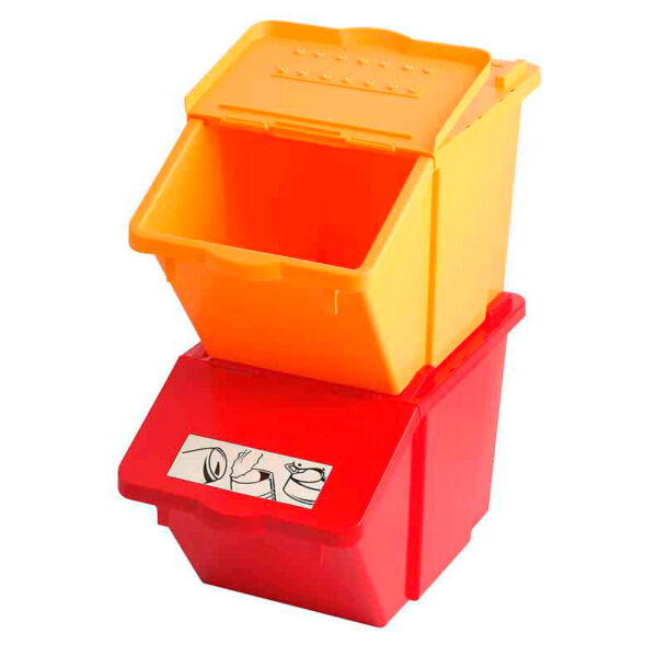 Recyclingbox geel - VB 206800 - Afbeelding 3