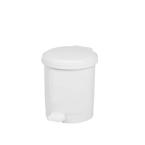 Pedaalemmer kunststof 1,5 ltr wit - VB 001800