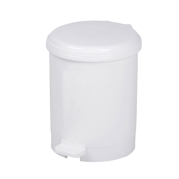 Pedaalemmer kunststof 20 liter wit - VB 001831
