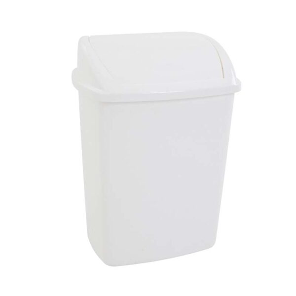 Afvalbak met Swing deksel 26 liter wit - VB 200842