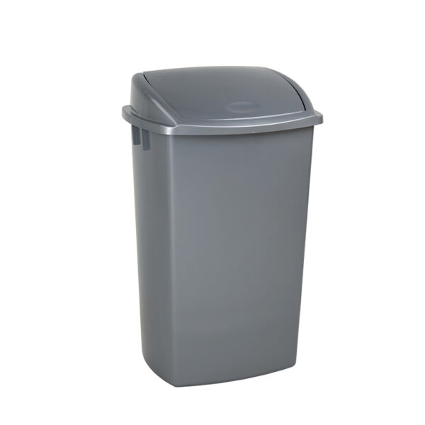 Afvalbak Swing 50 liter grijs - VB 009318