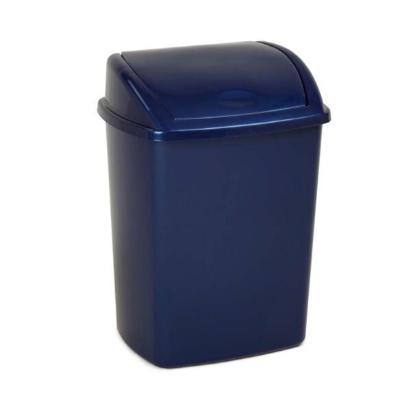 Afvalbak met Swing deksel 26 liter blauw - VB 028425