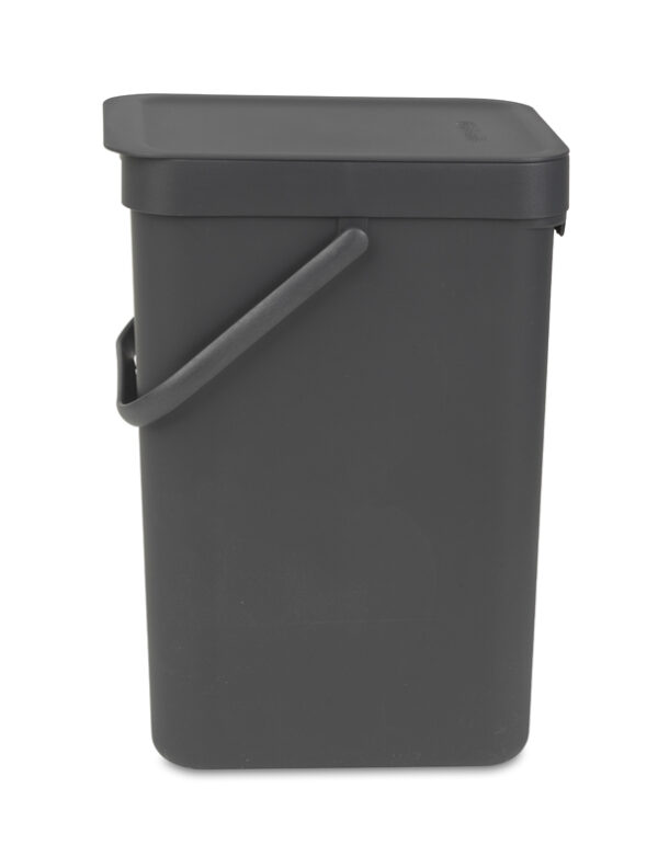 Afvalemmer Sort & Go 12 liter grijs - VB 109805 - Afbeelding 2