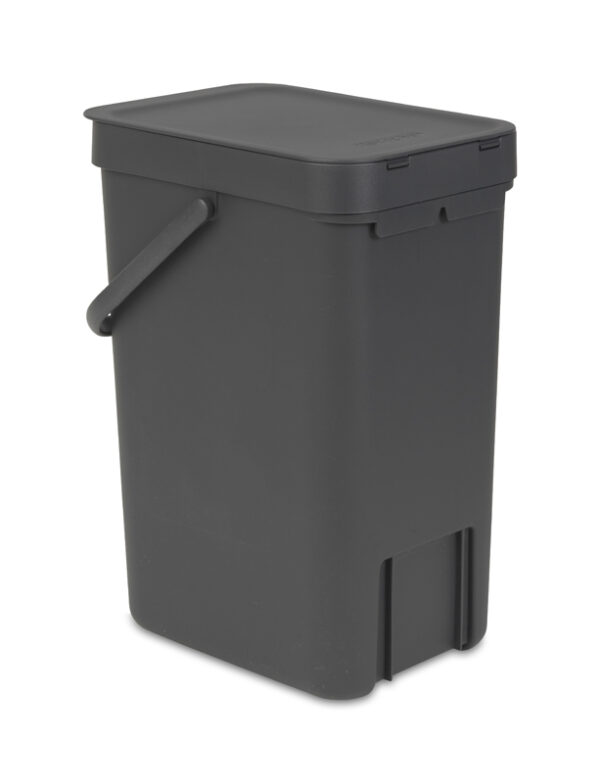 Afvalemmer Sort & Go 12 liter grijs - VB 109805 - Afbeelding 4