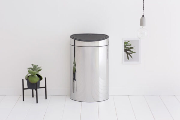 Touch Bin New 40 liter chroom - VB 112881 - Afbeelding 5