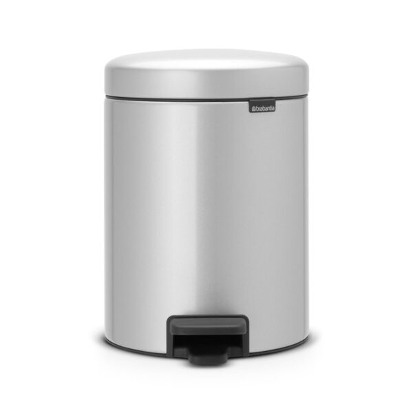 Pedaalemmer NewIcon 5 liter metallic grijs - VB 112904