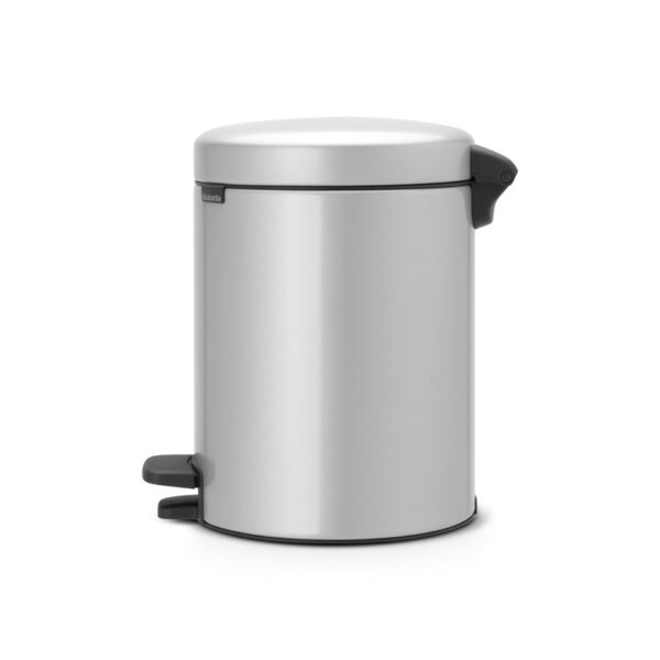 Pedaalemmer NewIcon 5 liter metallic grijs - VB 112904 - Afbeelding 2