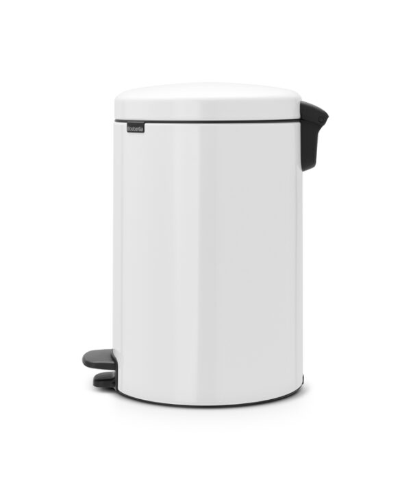 Pedaalemmer NewIcon 20 liter met metalen binnenemmer wit - VB 114243 - Afbeelding 2