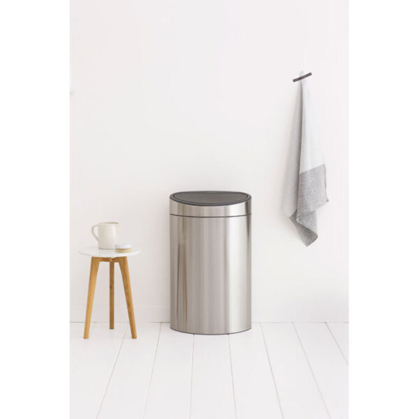 Touch Bin New 40 liter mat RVS FPP - VB 114809 - Afbeelding 4