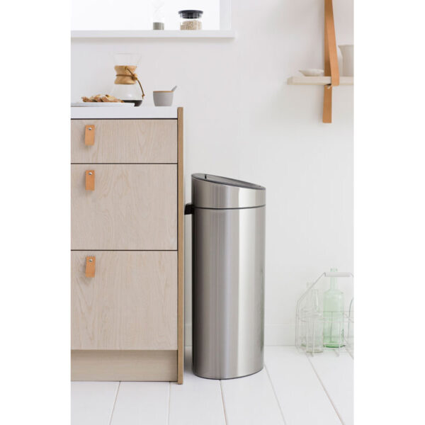 Touch Bin New 40 liter mat RVS FPP - VB 114809 - Afbeelding 5