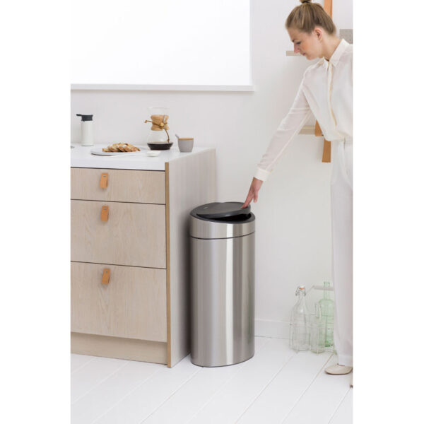 Touch Bin New 40 liter mat RVS FPP - VB 114809 - Afbeelding 6