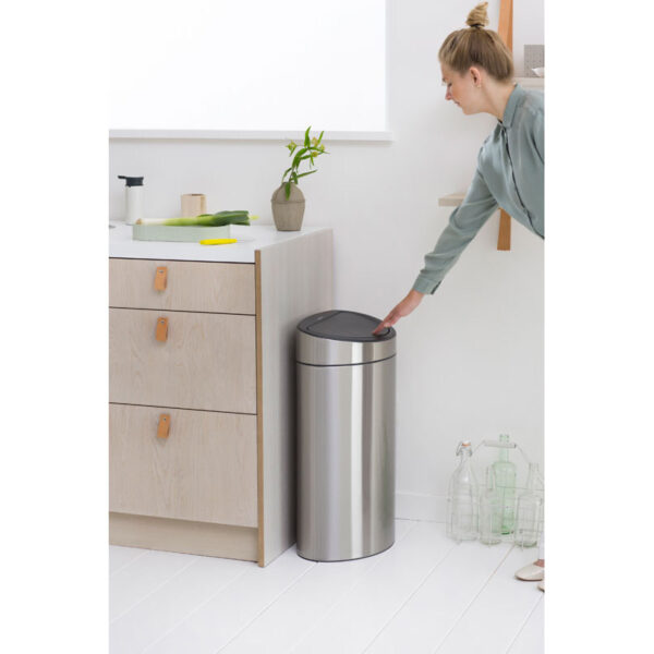 Touch Bin New 40 liter mat RVS FPP - VB 114809 - Afbeelding 7