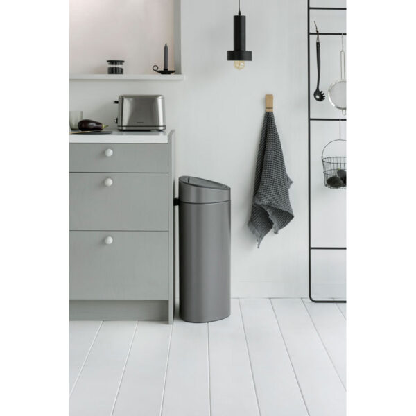Touch Bin 40 liter platina - VB 114908 - Afbeelding 4