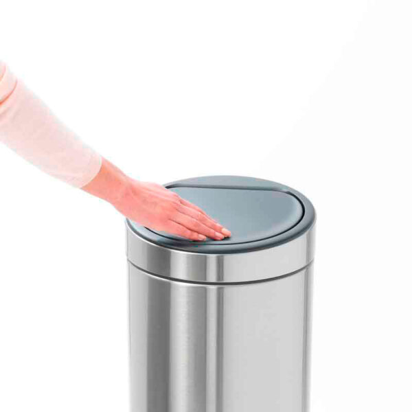 Touch bin New 30 liter mat RVS FPP - VB 115462 - Afbeelding 5