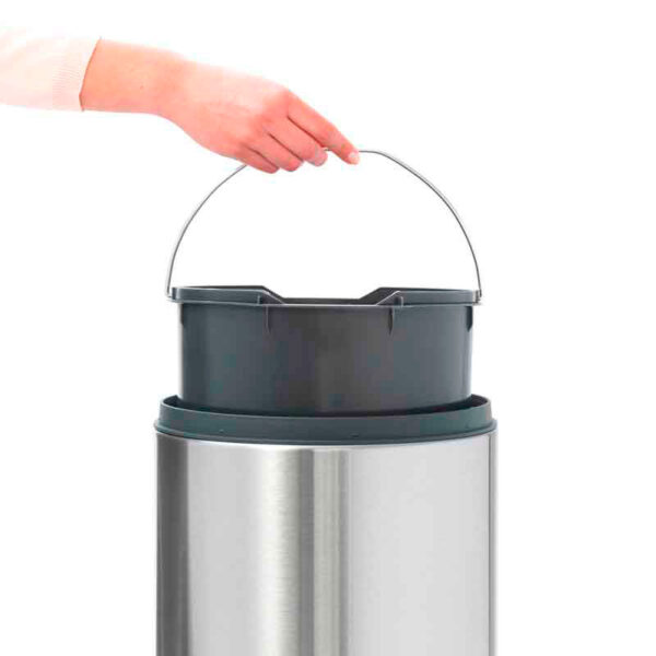 Touch bin New 30 liter mat RVS FPP - VB 115462 - Afbeelding 6
