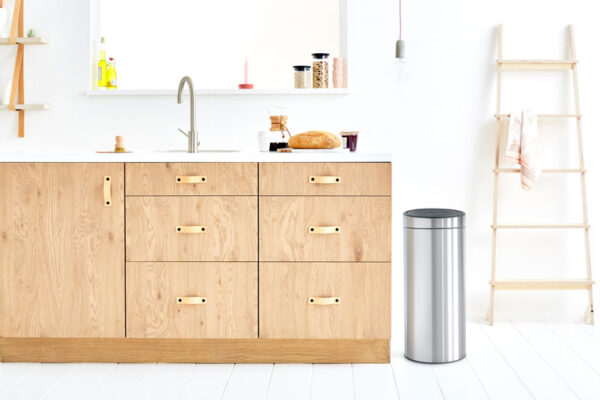 Touch bin New 30 liter mat RVS FPP - VB 115462 - Afbeelding 9