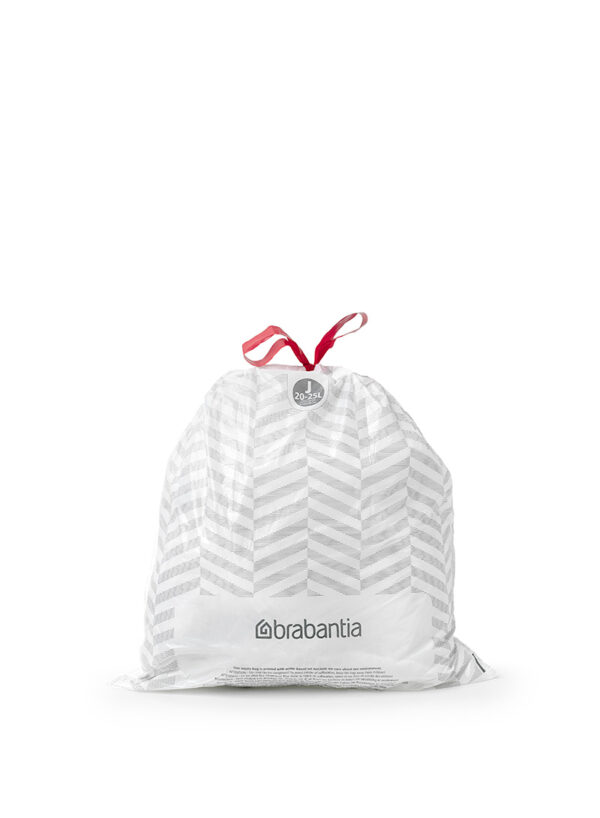 PerfectFit Afvalzak met trekbandsluiting 20-25 liter (J) wit - VB 115585 - Afbeelding 2