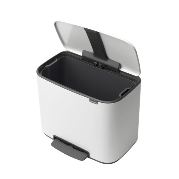 Bo Pedaalemmer 36 liter wit - VB 121388 - Afbeelding 2