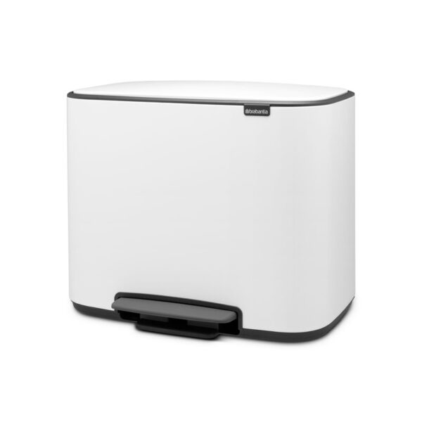 Bo Pedaalemmer 36 liter wit - VB 121388 - Afbeelding 4