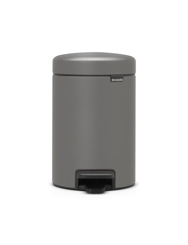 Pedaalemmer NewIcon 3 liter Mineral Concrete Grey - VB 126260