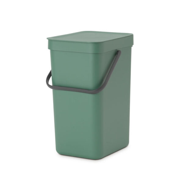 Afvalemmer Sort & Go 12 liter fir green - VB 129803
