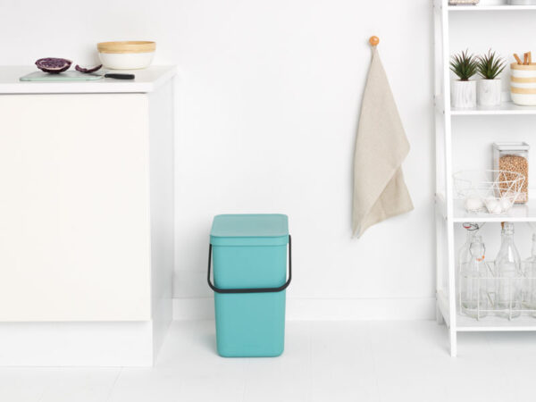 Afvalemmer Sort & Go 25 ltr, Brabantia mint - VB 129902 - Afbeelding 6