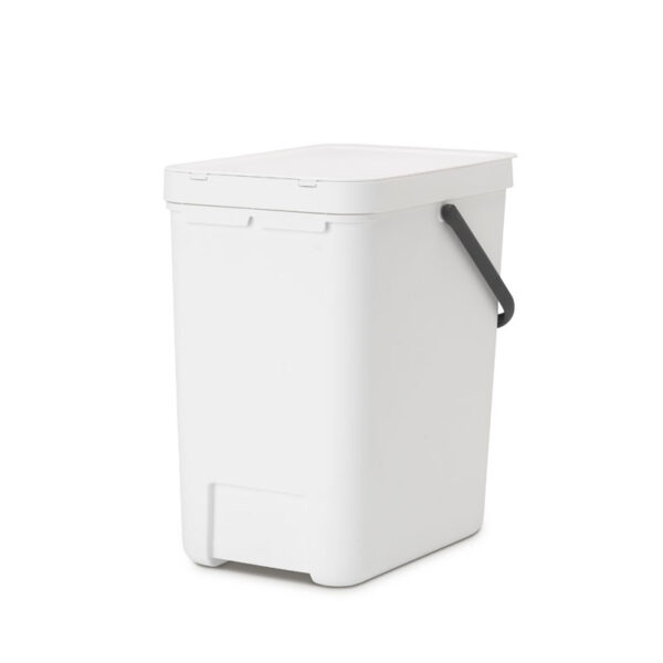 Afvalemmer Sort & Go 25 liter wit - VB 129926 - Afbeelding 4