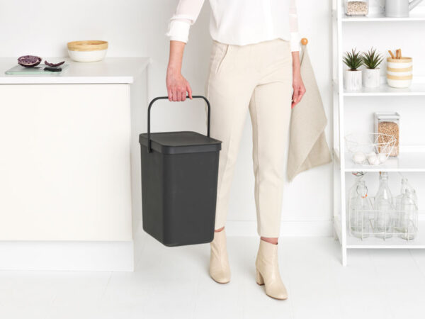 Afvalemmer Sort & Go 25 liter grijs - VB 129940 - Afbeelding 8