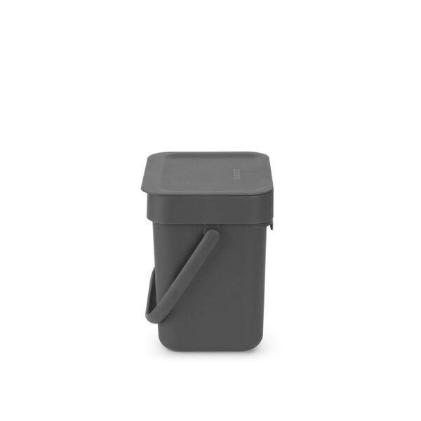 Afvalemmer Sort & Go 3 liter grijs - VB 209888 - Afbeelding 3
