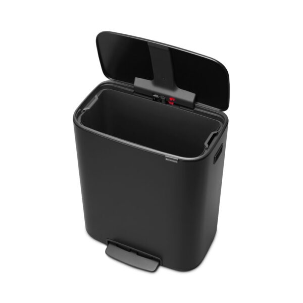 Bo Pedaalemmer 60 liter Mat Zwart - VB 211362 - Afbeelding 4