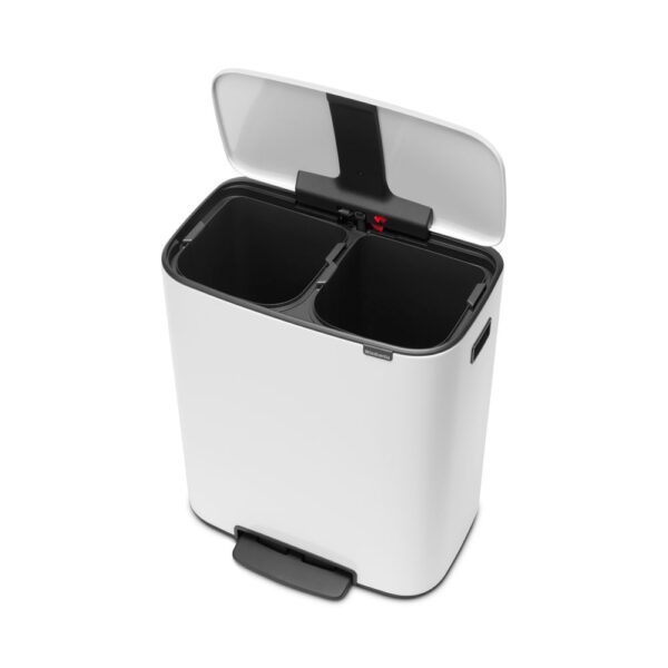 Bo Pedaalemmer 2x30 liter Wit - VB 211447 - Afbeelding 4