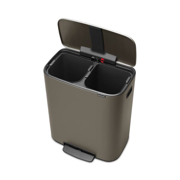 Bo Pedaalemmer 2x30 liter platina - VB 211546 - Afbeelding 4