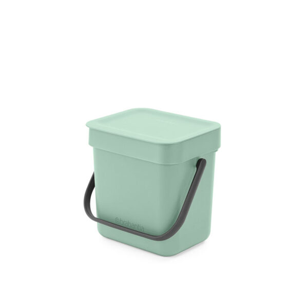Afvalemmer Sort & Go 3 liter jade - VB 211683