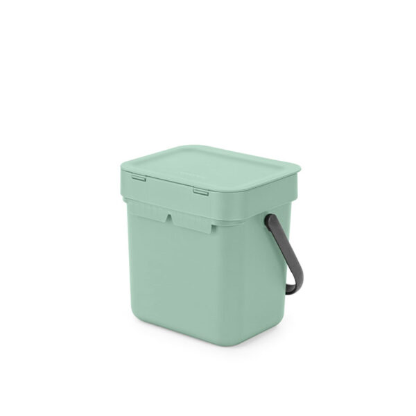 Afvalemmer Sort & Go 3 liter jade - VB 211683 - Afbeelding 4
