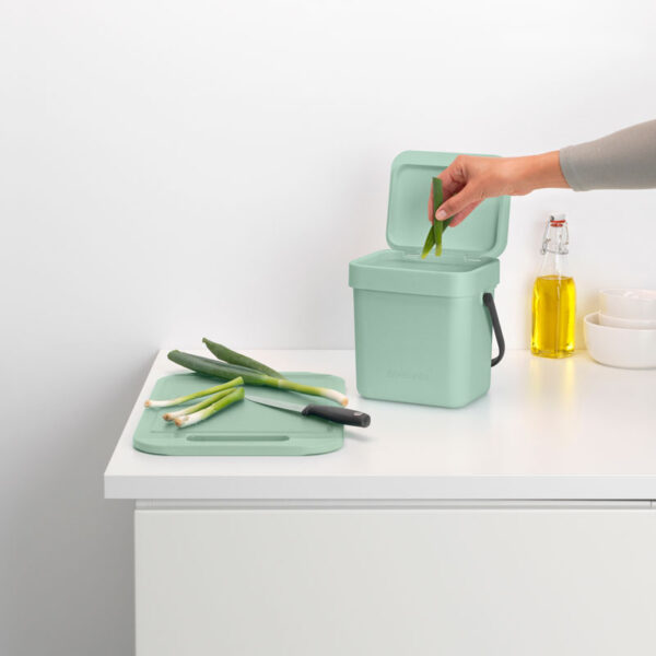 Afvalemmer Sort & Go 3 liter jade - VB 211683 - Afbeelding 6