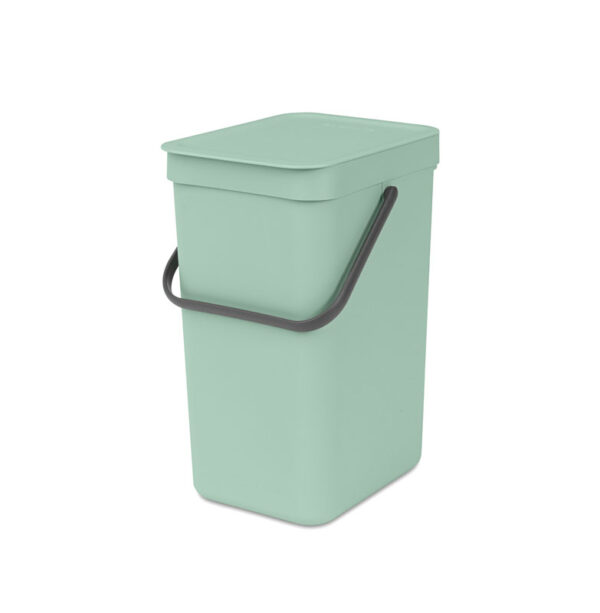 Afvalemmer Sort & Go 12 liter jade - VB 211829