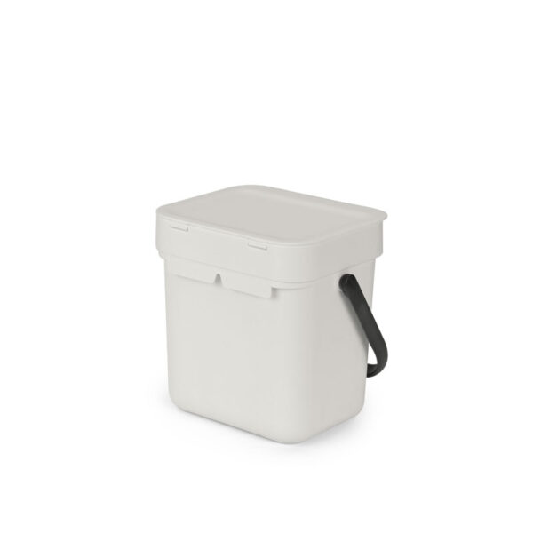 Afvalemmer Sort & Go 3 liter lichtgrijs - VB 213229 - Afbeelding 4