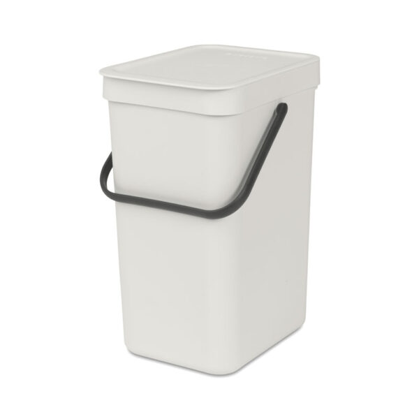 Afvalemmer Sort & Go 12 liter lichtgrijs - VB 213281