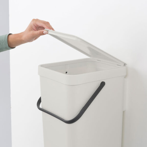 Afvalemmer Sort & Go 16 liter lichtgrijs - VB 213465 - Afbeelding 6