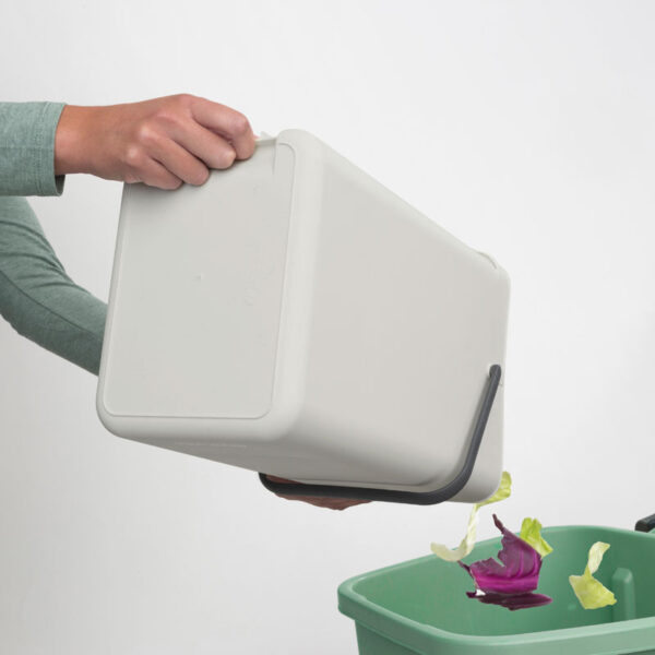 Afvalemmer Sort & Go 16 liter lichtgrijs - VB 213465 - Afbeelding 7