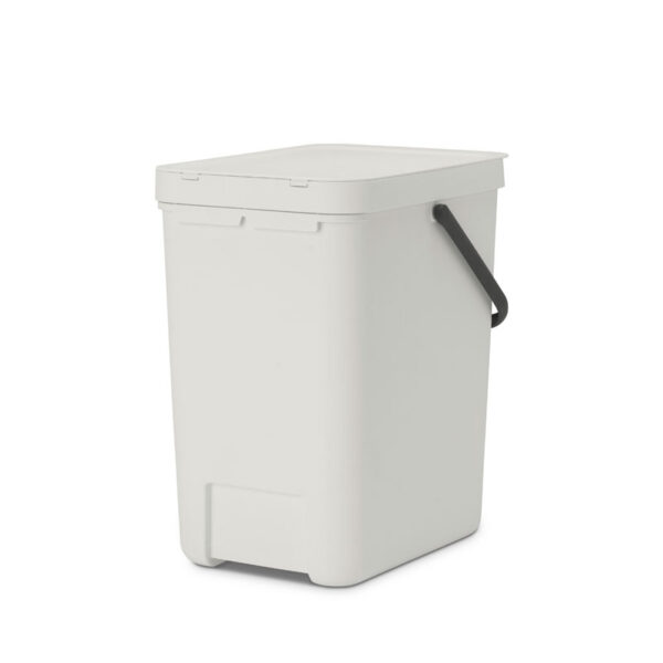 Afvalemmer Sort & Go 25 liter lichtgrijs - VB 214400 - Afbeelding 4