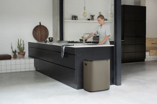 Bo Touch Bin 2x30 liter platina - VB 221521 - Afbeelding 8