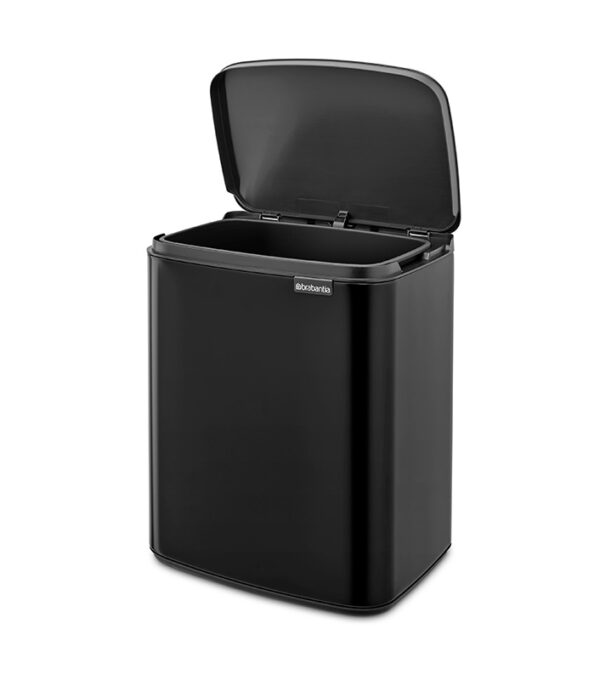 Bo Afvalbak 12 liter mat zwart - VB 230363 - Afbeelding 2