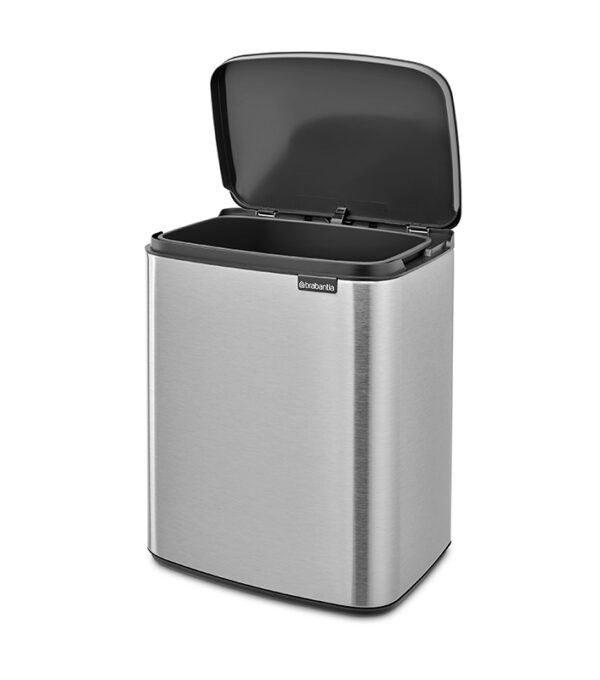 Bo Afvalbak 12 liter mat RVS FPP - VB 230486 - Afbeelding 2