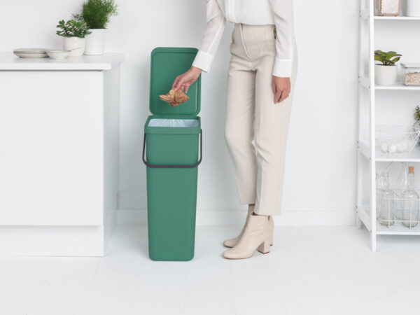 Afvalemmer Sort & Go 40 liter fir green - VB 251023 - Afbeelding 9