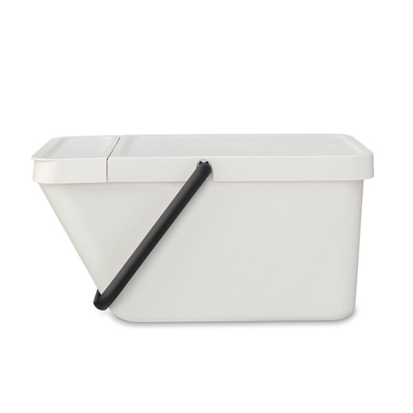 Afvalemmer Sort & Go Stapelbaar 20 liter lichtgrijs - VB 277702 - Afbeelding 6