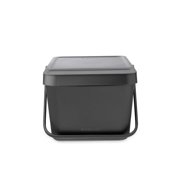 Afvalemmer Sort & Go Stapelbaar 20 liter donkergrijs - VB 277726 - Afbeelding 4