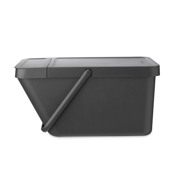 Afvalemmer Sort & Go Stapelbaar 20 liter donkergrijs - VB 277726 - Afbeelding 5