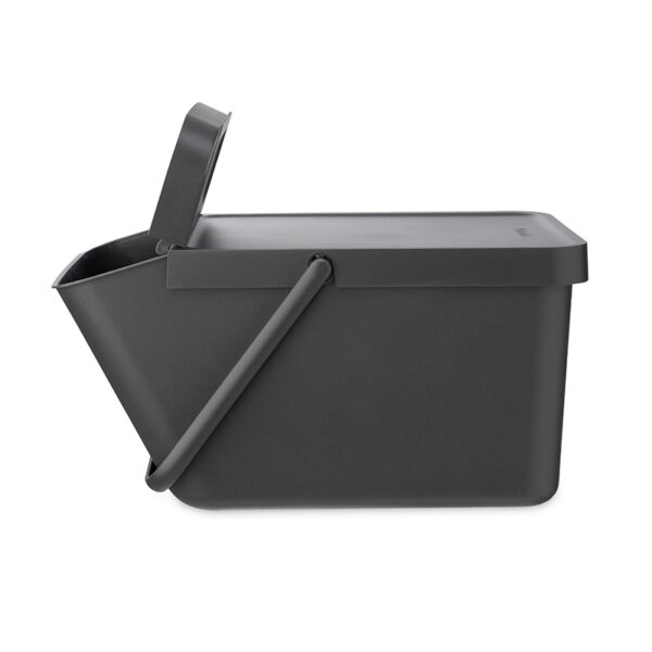 Afvalemmer Sort & Go Stapelbaar 20 liter donkergrijs - VB 277726 - Afbeelding 6
