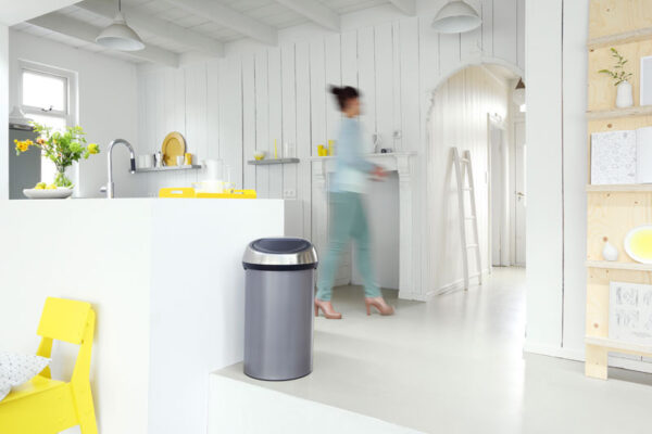 Touch Bin 60 liter platina - VB 402463 - Afbeelding 5